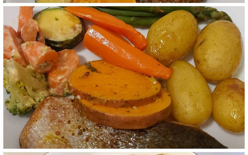 Mai Faffy's Minted Lamb, Salmon or Grilled Steak Meals